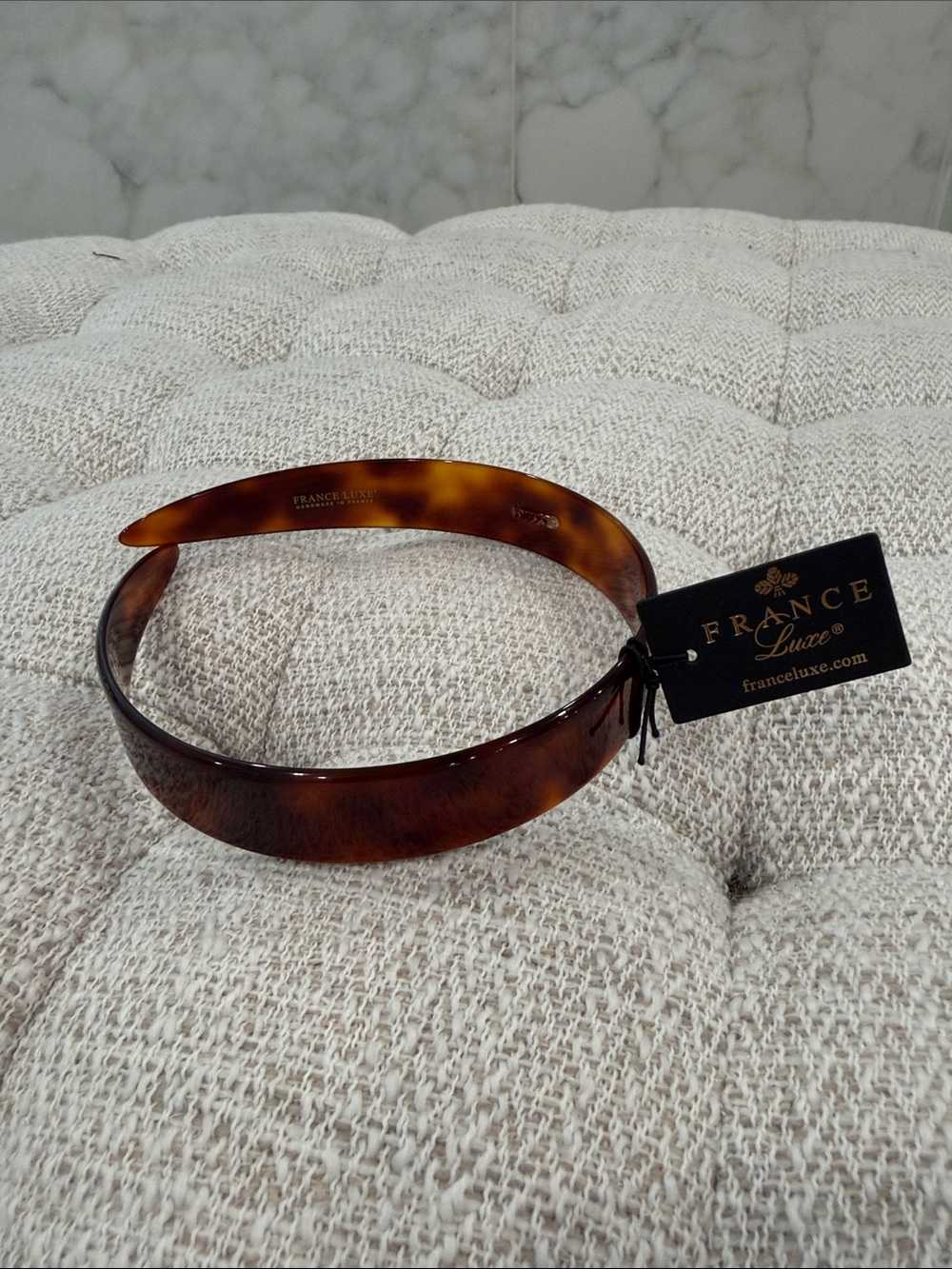 NWT France Luxe CBK tortoise headband